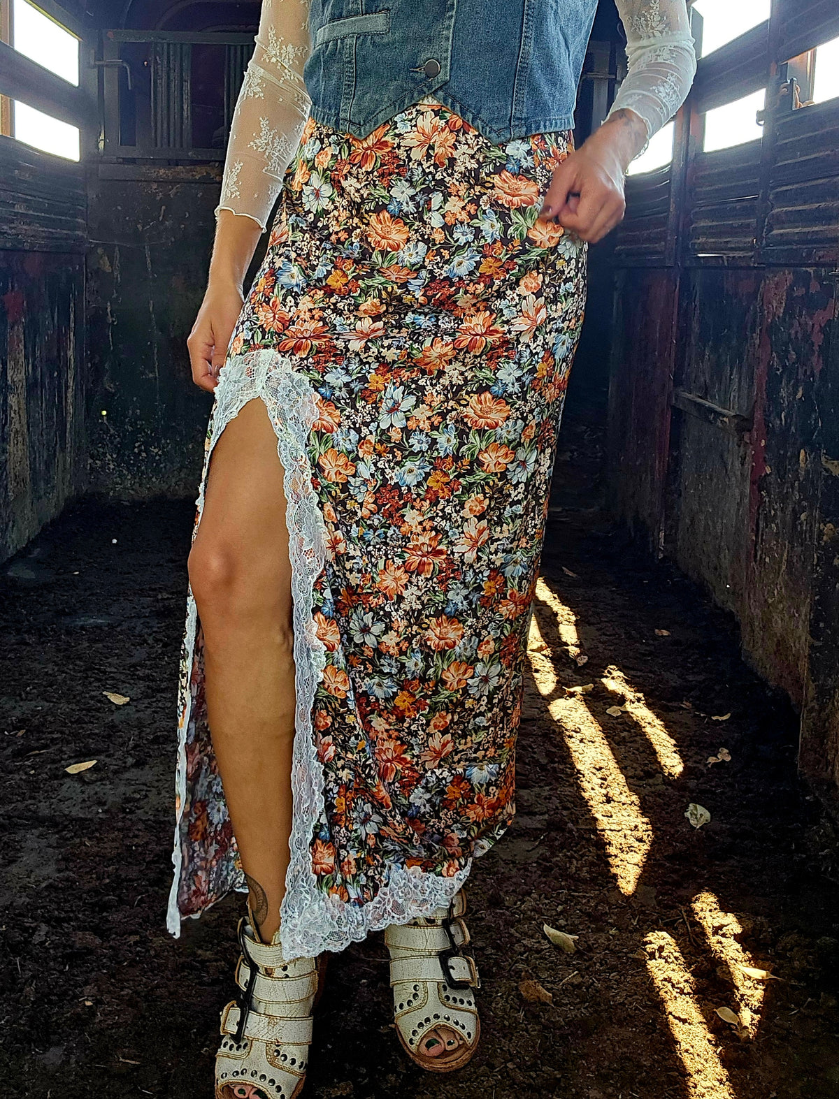 Roses and Rodeo Skirt