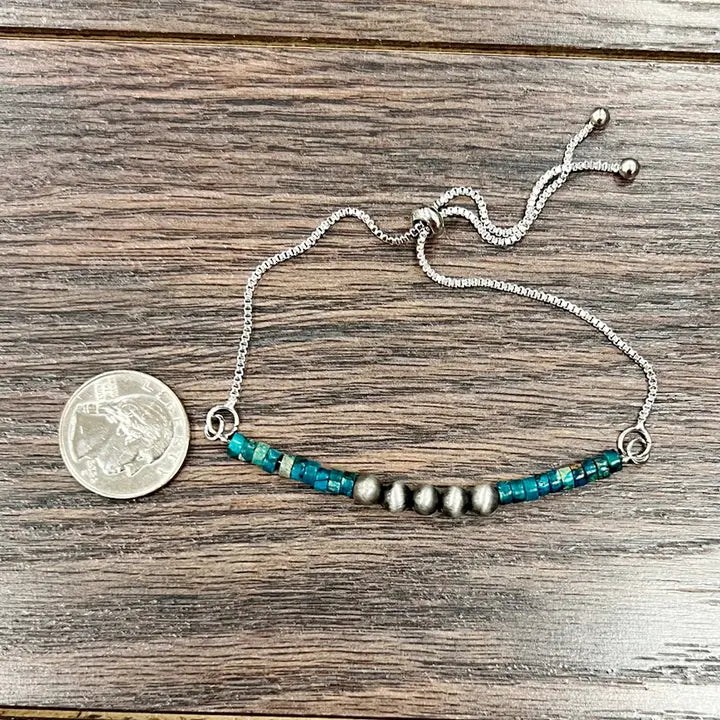 Nevali's Turquoise and Navajo Bracelet