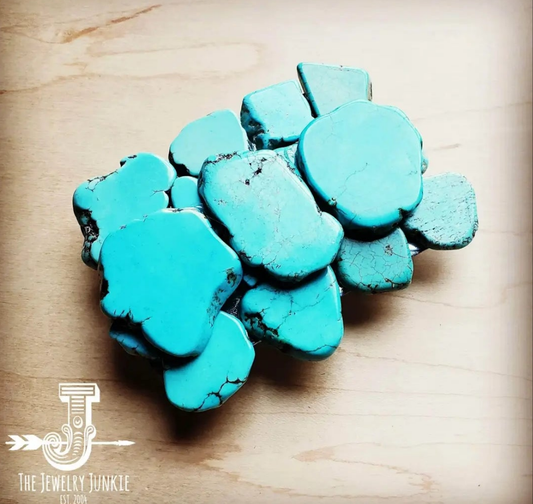 Turquoise Slab Belt Buckle