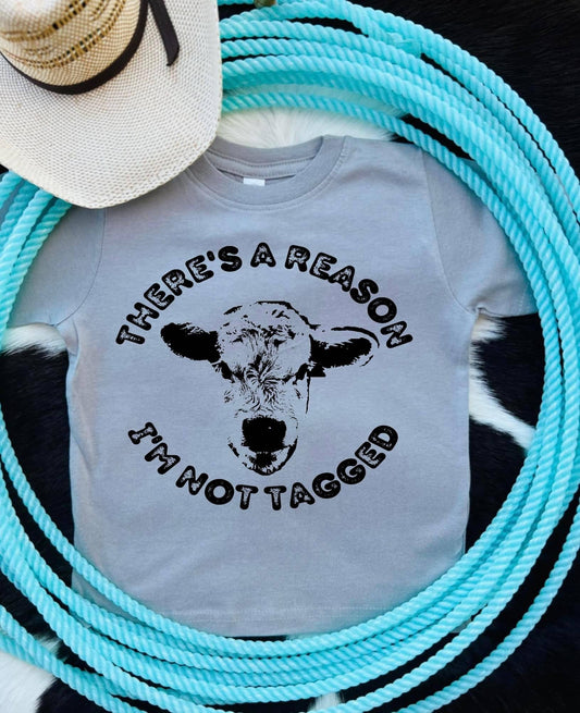 I'm not Tagged Kids Tee