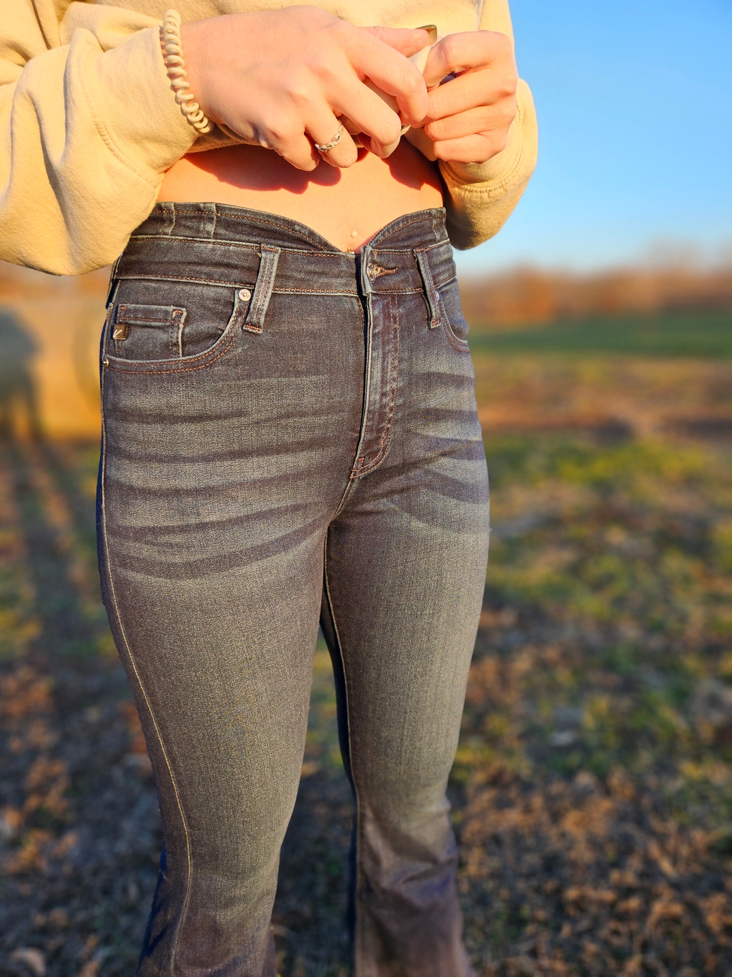 Boone High Rise Flair Jeans