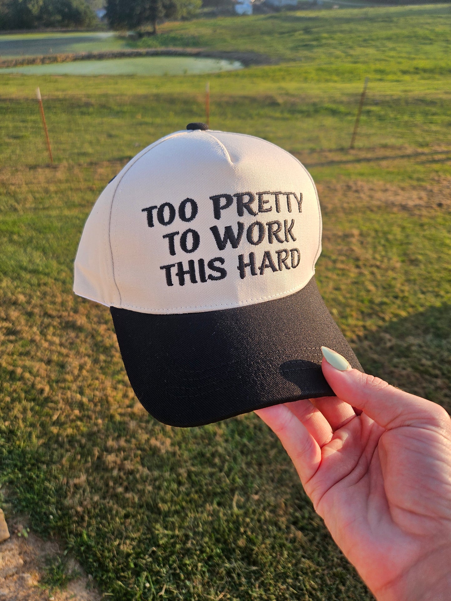 Too Pretty To Work This Hard Hat
