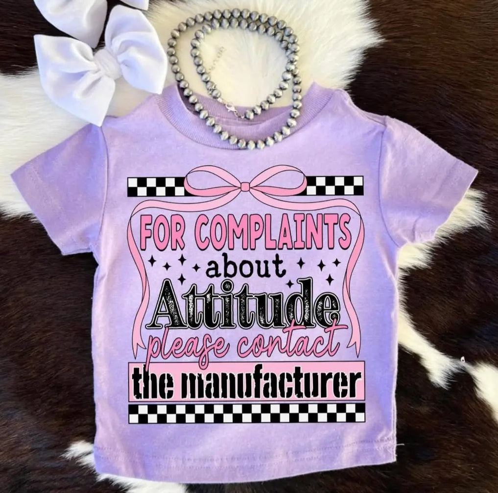 Contact the Manufacturer Kids Tee