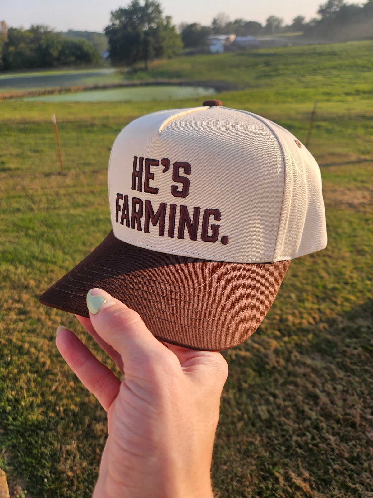 He's Farming Hat