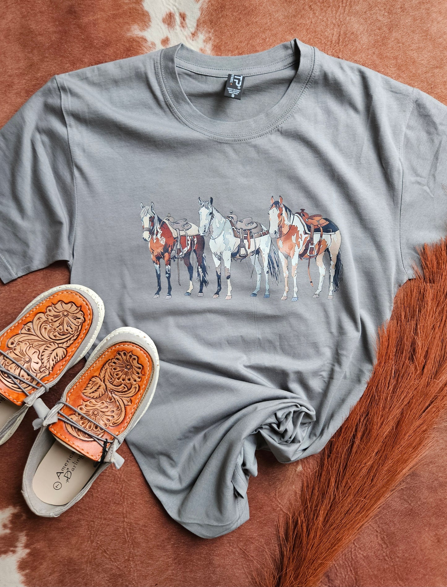 Horse Trio Graphic Tee