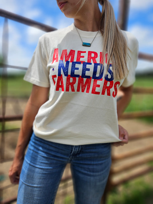 America Needs Farmers Tee