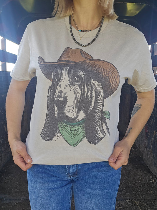 Cowboy Basset Tee