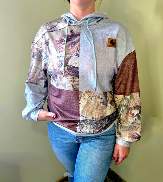 Camo Patchwork Light Hoodie