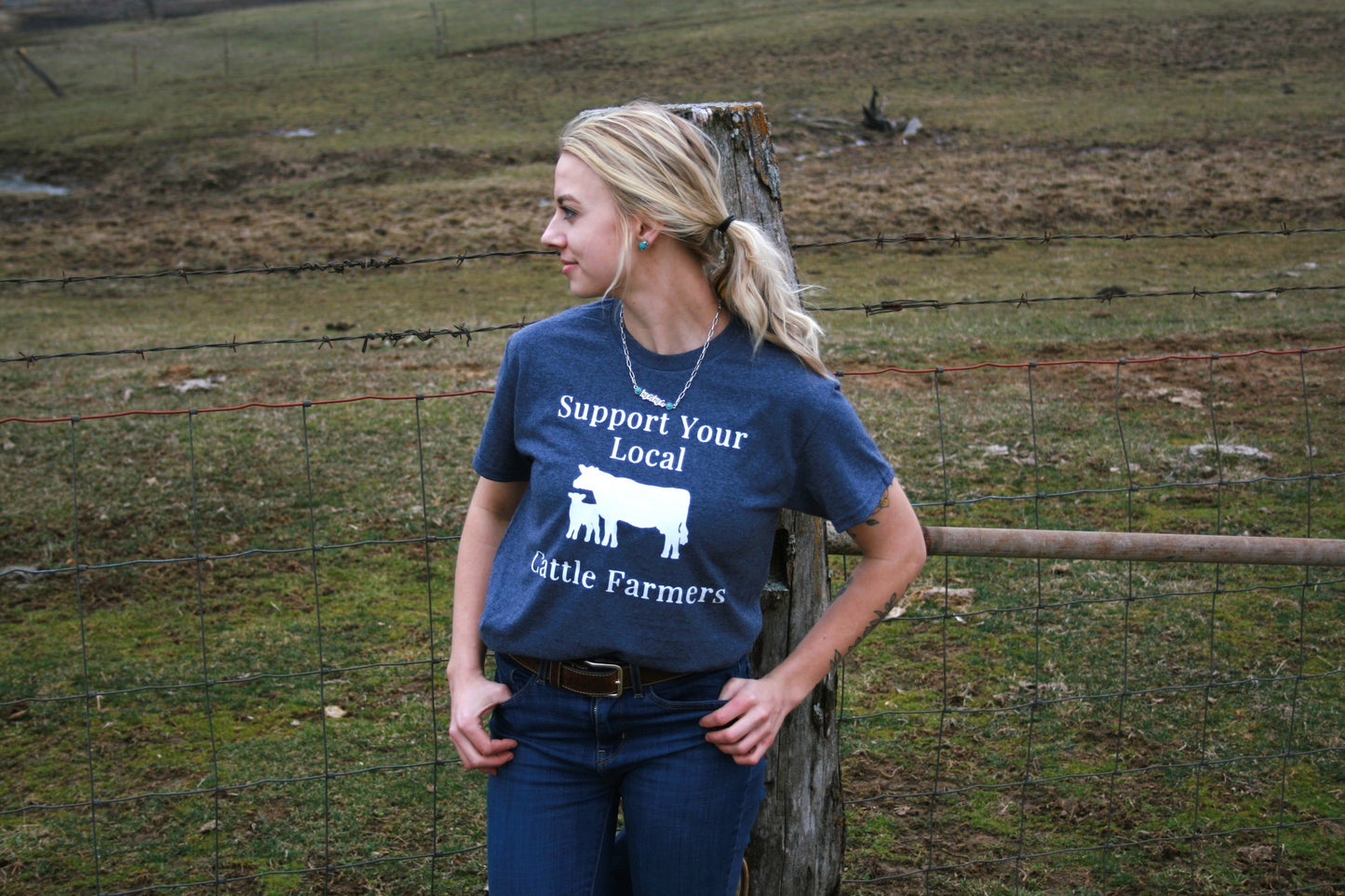 Support Cattle Farmers T-Shirt